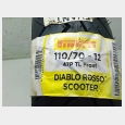 PIRELLI DIABLO ROSSO SCOOTER (FRONT) 110/70-12 47P (DOT: 0422) A ESTRENAR** 2